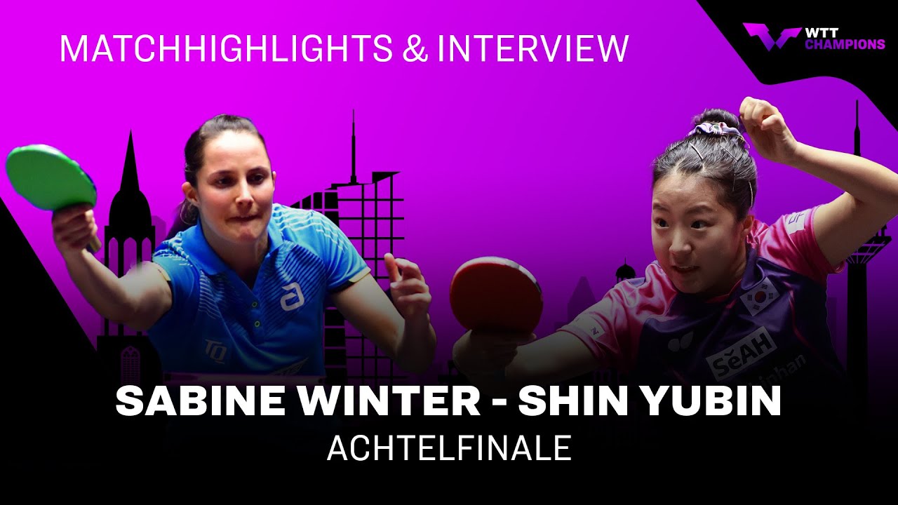 Sabine Winter - Shin Yubin I WTT Champions 2023 Frankfurt