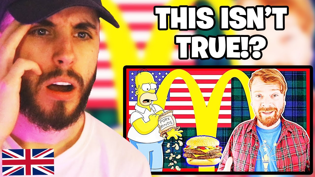 Brit Reacts to Scottish Guy Debunks AMERICAN Stereotypes - YouTube