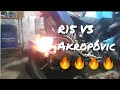 yamaha R15 v3 exhaust akropovic 😉🔥🔥