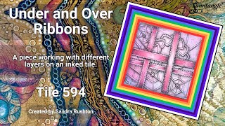 Under and Over Ribbons - Sanntangle Tile 594