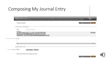 How to Create Journal Entries In Blackboard