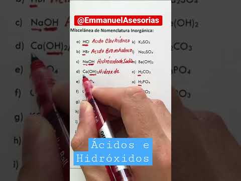 Video: ¿Qué tipo de sustancia puede reaccionar con un ácido para formar una sal soluble?