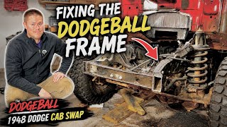 1948 Dodge Cab Swap: Reinforcing the Frame & Finishing the Chassis | The Dodgeball