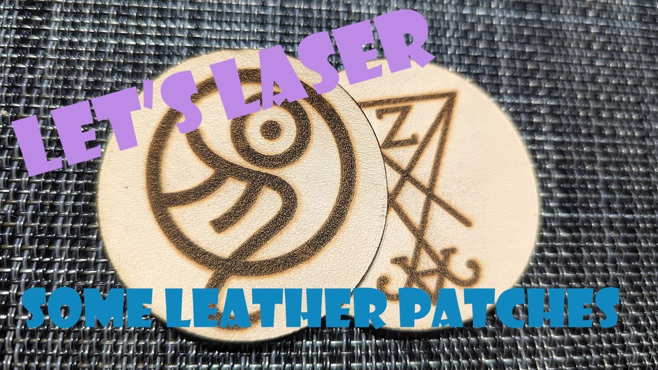 😁👀Making Leather Patches For Hats and Apparel With Your Co2