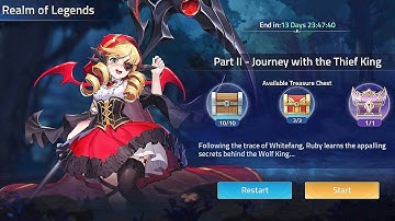 Part 2 - Journey with the Thief King (Realm of Legends Chapter) MLA: Walkthrough