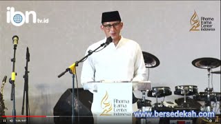 Sambutan Bapak Sandiaga Uno dalam acara Louncing Perguruan Islam Rhoma Irama