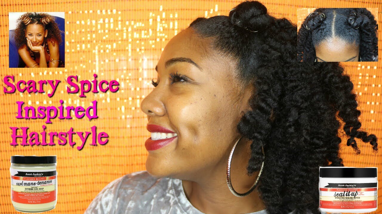 Easy Scary Spice Inspired Double Bun Half Up Half Down Youtube