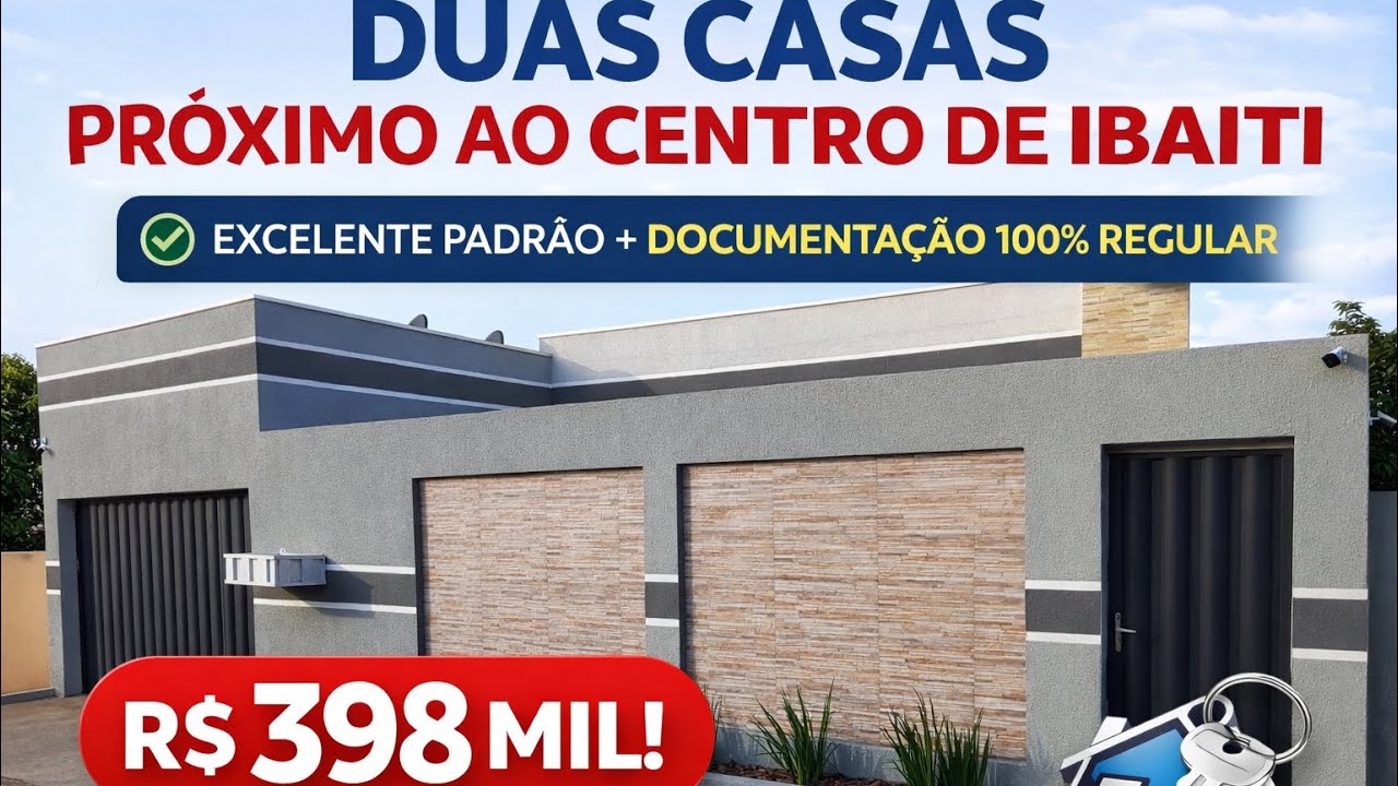 Oportunidade incrível no Centro de Ibaiti por R$398Mil