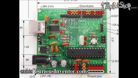 Curious Inventor Roboduino Arduino Compatible Microcontroller by RobotShop.com