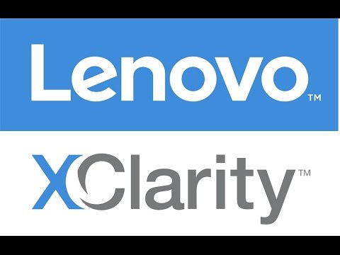 Lenovo xClarity install and config and quick overview of the features