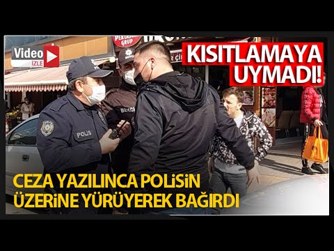 Hem Suçlu Hem Güçlü: Ceza Yazılınca Polisin Üzerine Yürüyerek Bağırdı