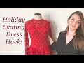 Making A Festive Figure Skating Dress - From A Leotard!