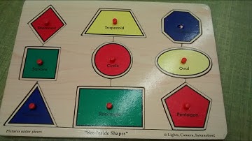 Lets Learn SHAPES- Puzzle English for preschool learning for children