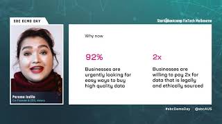 datacy Pitch - Startupbootcamp Australia FinTech 2020 Demo Day