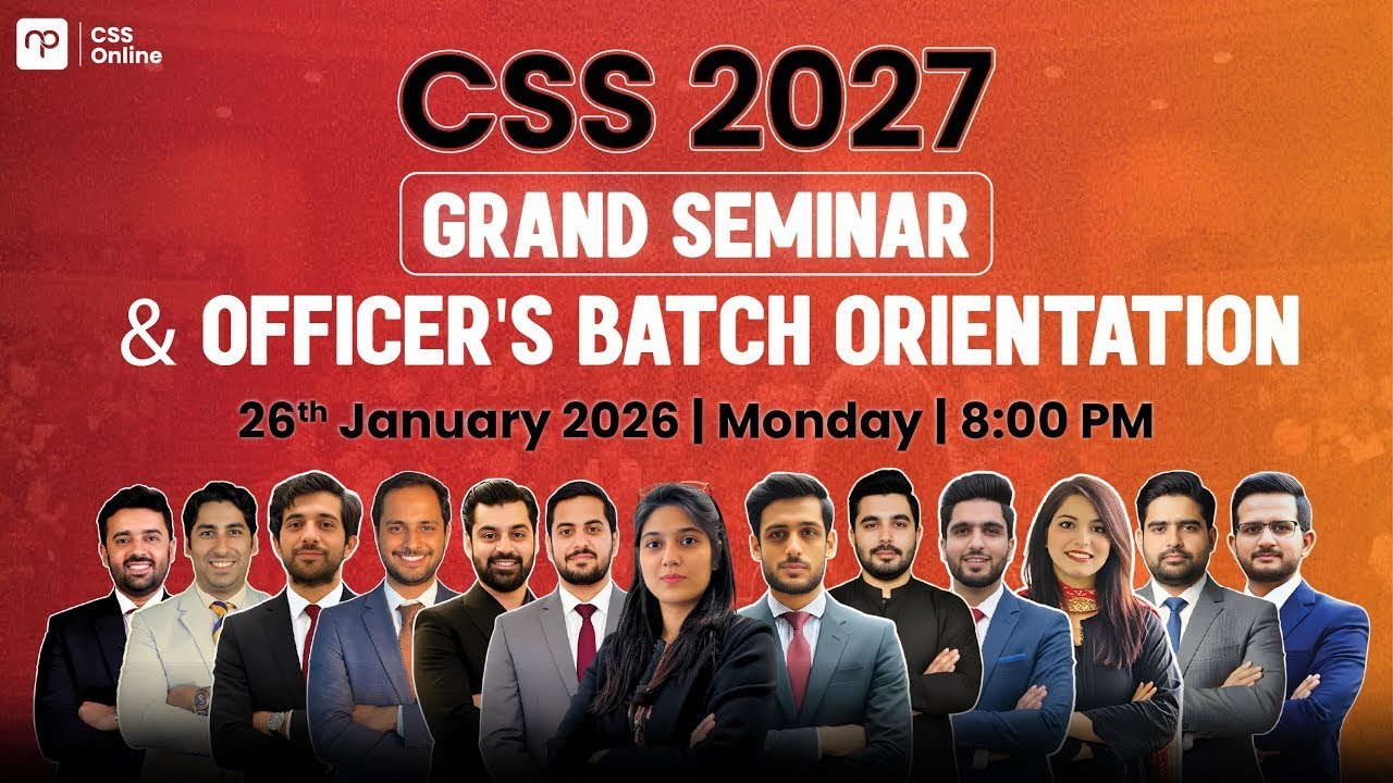 CSS 2027 Grand Seminar & Guidance Session | A Perfect Roadmap for CSS 2027 | Nearpeer