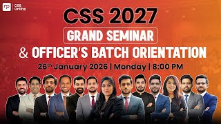 Celebrity CSS 2027 Grand Seminar & Guidance Session | A Perfect Roadmap for CSS 2027 | Nearpeer Profile