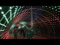 Busch Gardens Tampa Bay Christmas Light Tunnel and Music