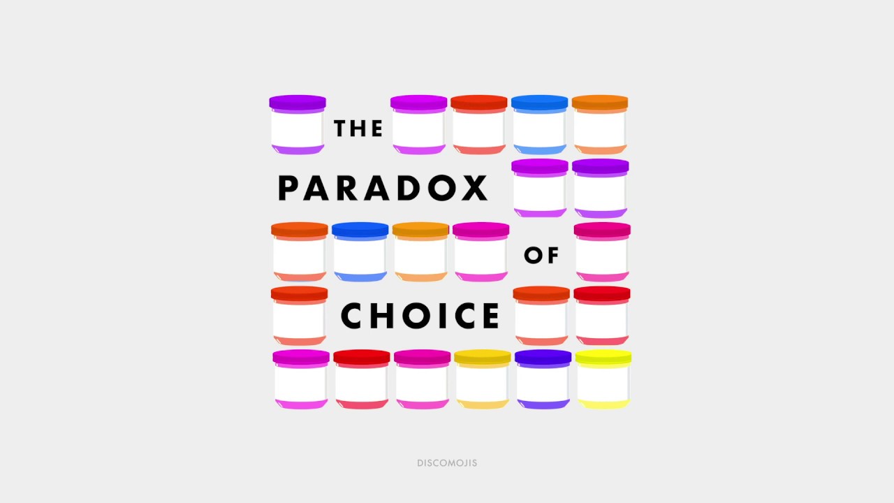 The Paradox of Choice - 1 Minute Animated Summary - YouTube
