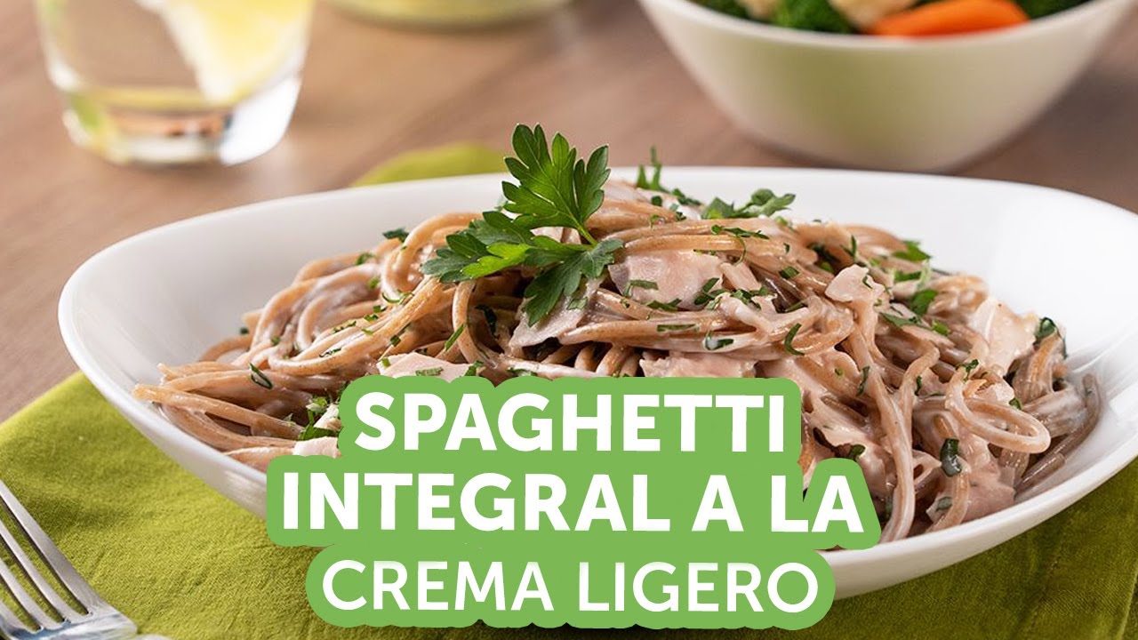 Spaghetti Integral a la Crema Ligero