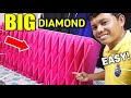 Big diamond table skirting tutorial