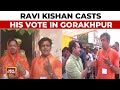 UP Lok Sabha Polls: Actor-Turned-Politician Ravi Kishan Casts His Vote In Gorakhpur | India Today