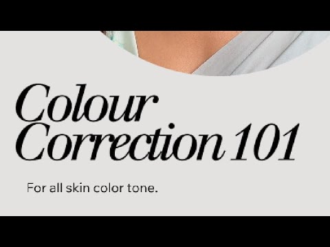 Colour Correction 101 - not using orange Corrector - YouTube