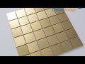 Global Bridge square metal mosaic tile--SSd series