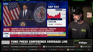 THE FED DECISION LIVE, Iran Strikes & Big Tech Reports | THS LIVE