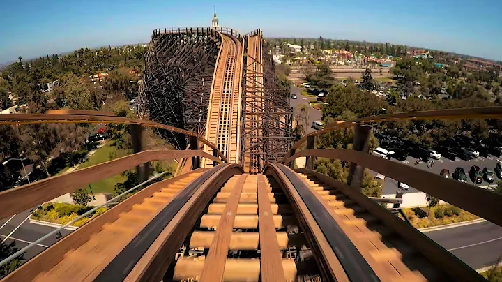 GhostRider Wooden Roller Coaster POV HD 1080p Knott's Berry Farm