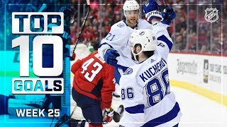 Top 10 Goals from Week 25