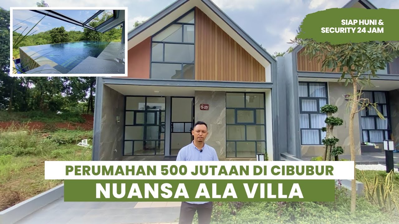 MASIH ADA PERUMAHAN SESEJUK INI DI CIBUBUR | luas 72 m2 Harga masih 500 Jutaan