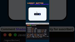 logout button  #coding #html #css #htmlcss #webdevelopment @Mr.ShadowTech_1