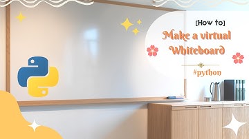 Make a Virtual WhiteBoard using Python - Learning kid Pro