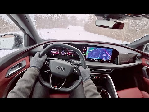 2026 Audi SQ5 in a Blizzard - POV Winter Driving Impressions