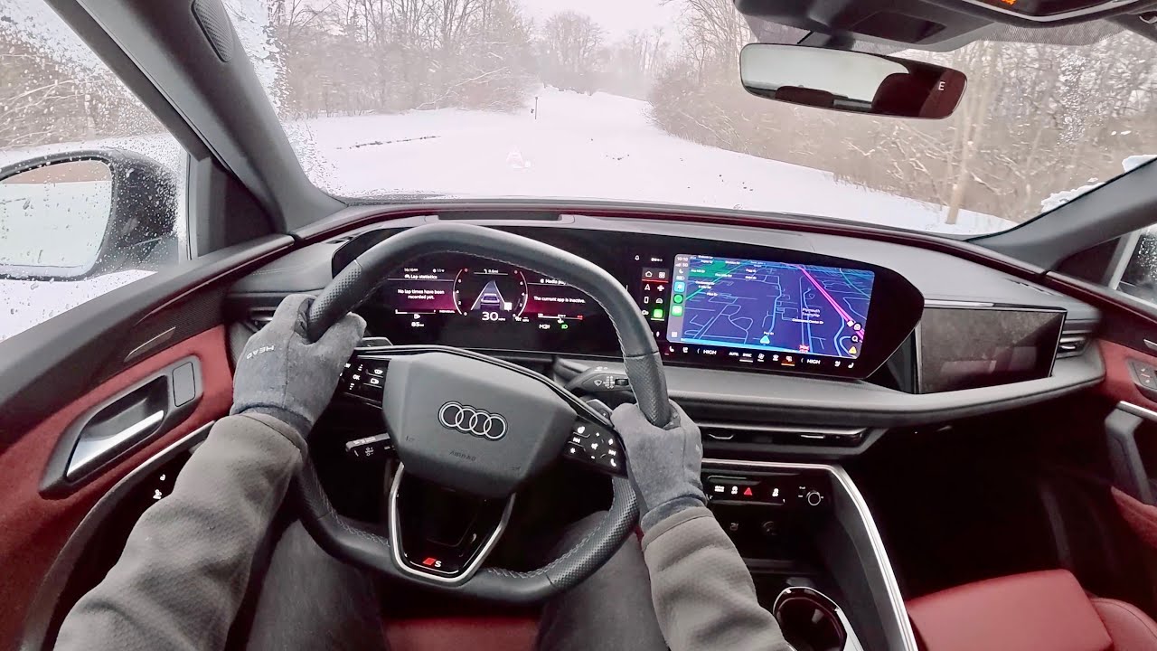 2026 Audi SQ5 in a Blizzard - POV Winter Driving Impressions