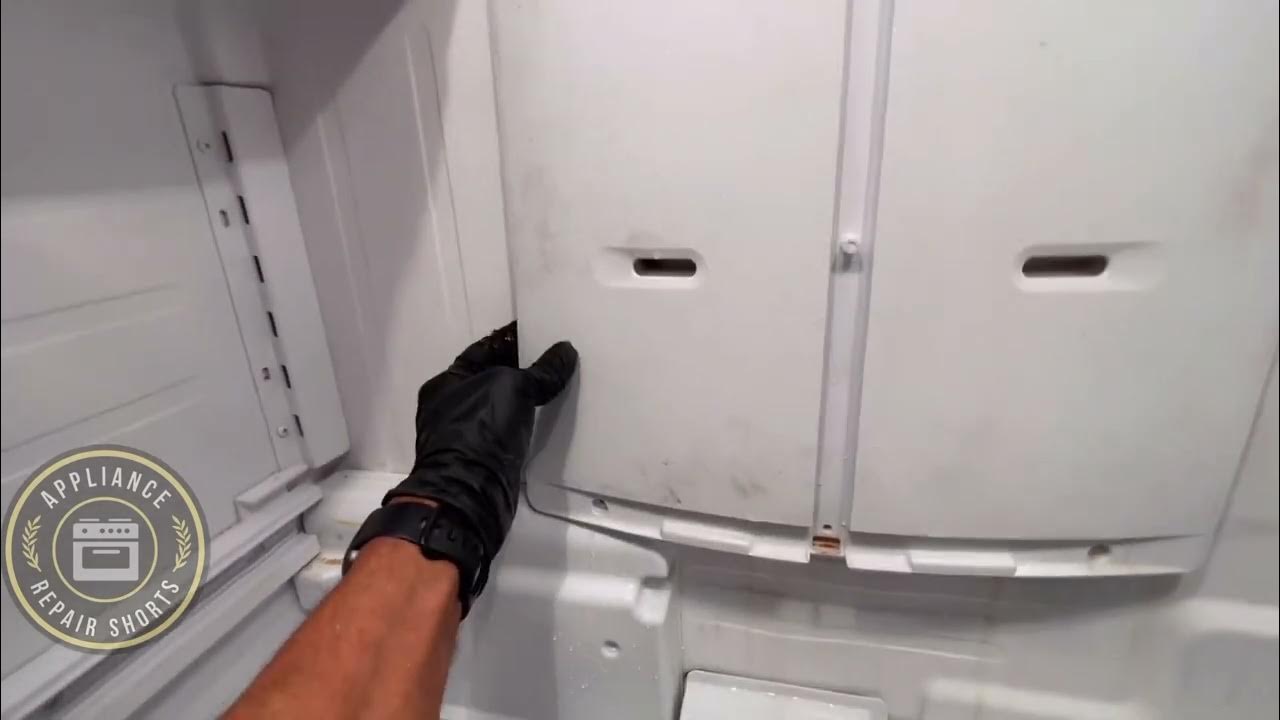 Samsung Refrigerator Icing Up Water On The Floor Ice And water Under The Drawer YouTube