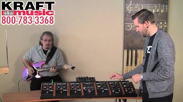 Kraft Music - Moog Moogerfooger MF-108M Cluster Flux Demo with Jake Widgeon