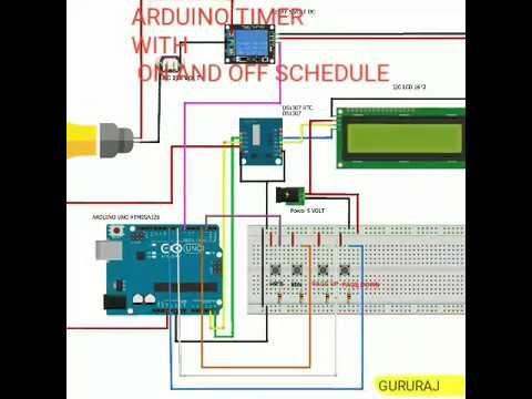 ARDUINO based Relay ON and OFF using RTC TIMER - YouTube