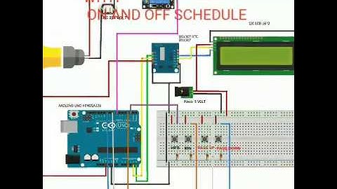 ARDUINO based Relay ON and OFF using RTC TIMER