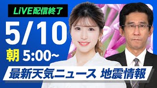 ウェザーニュースの配信のサムネイル画像
