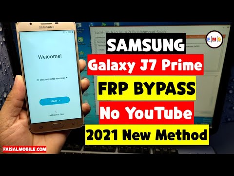 Samsung Galaxy J7 Prime Google Account Frp Bypass New 2021 Method || YouTube Update Fix