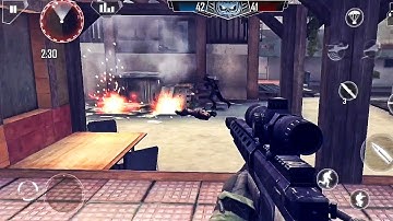 Modern Combat 4 Online Multiplayer || Team Battle Sniper Gameplay ||