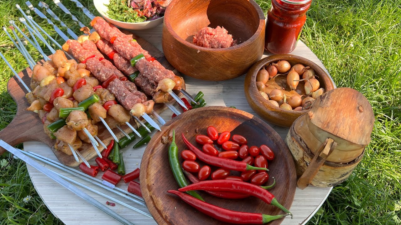 كباب اورفلي في الطبيعة المانيا كاسل Grillen in der Natur, Deutschland, Kassel