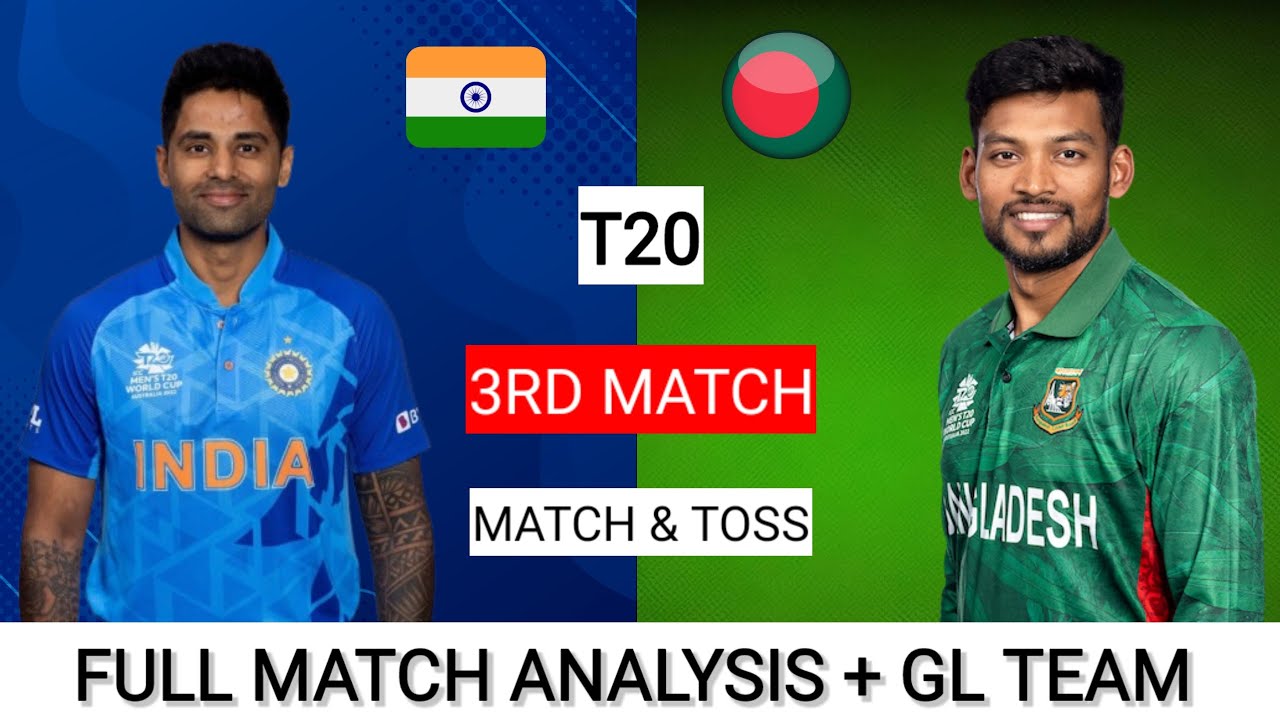 T20 3TH MATCH INDIA VS BANGLADESH WINNER PREDICTION2024