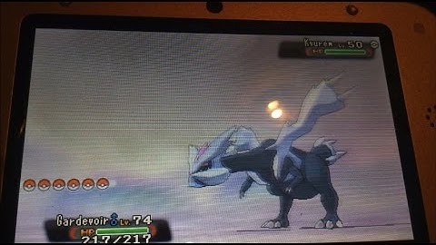 ORAS Shiny Kyurem 585 SRs - Pokemon Omega Ruby & Alpha Sapphire