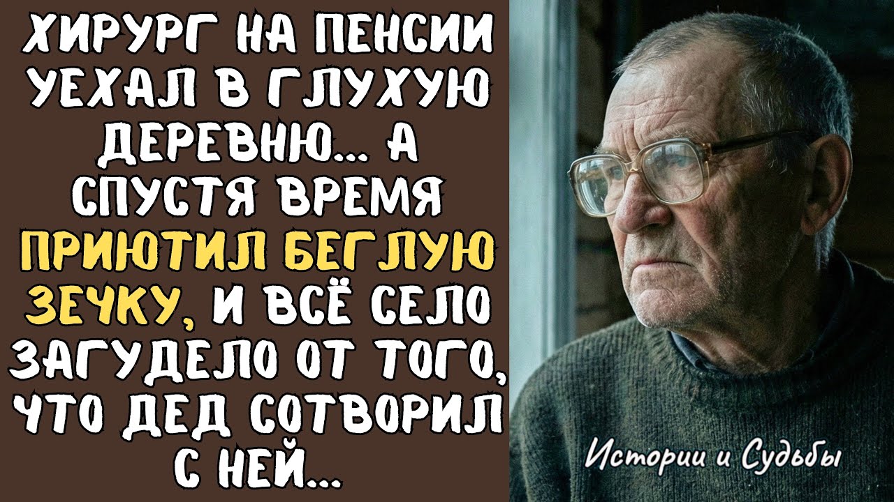 ХИРУРГ на пенсии уехал в глухую деревню... А спустя время приютил беглую ЗЕЧКУ, и всё село загудело