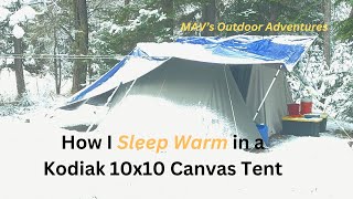 Kodiak Canvas Tent Winter & Cold Temperatures