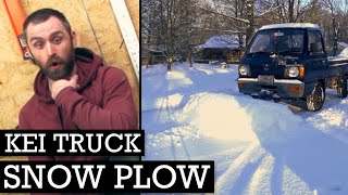 But will it plow?? Putting a snow plow on my Subaru Sambar