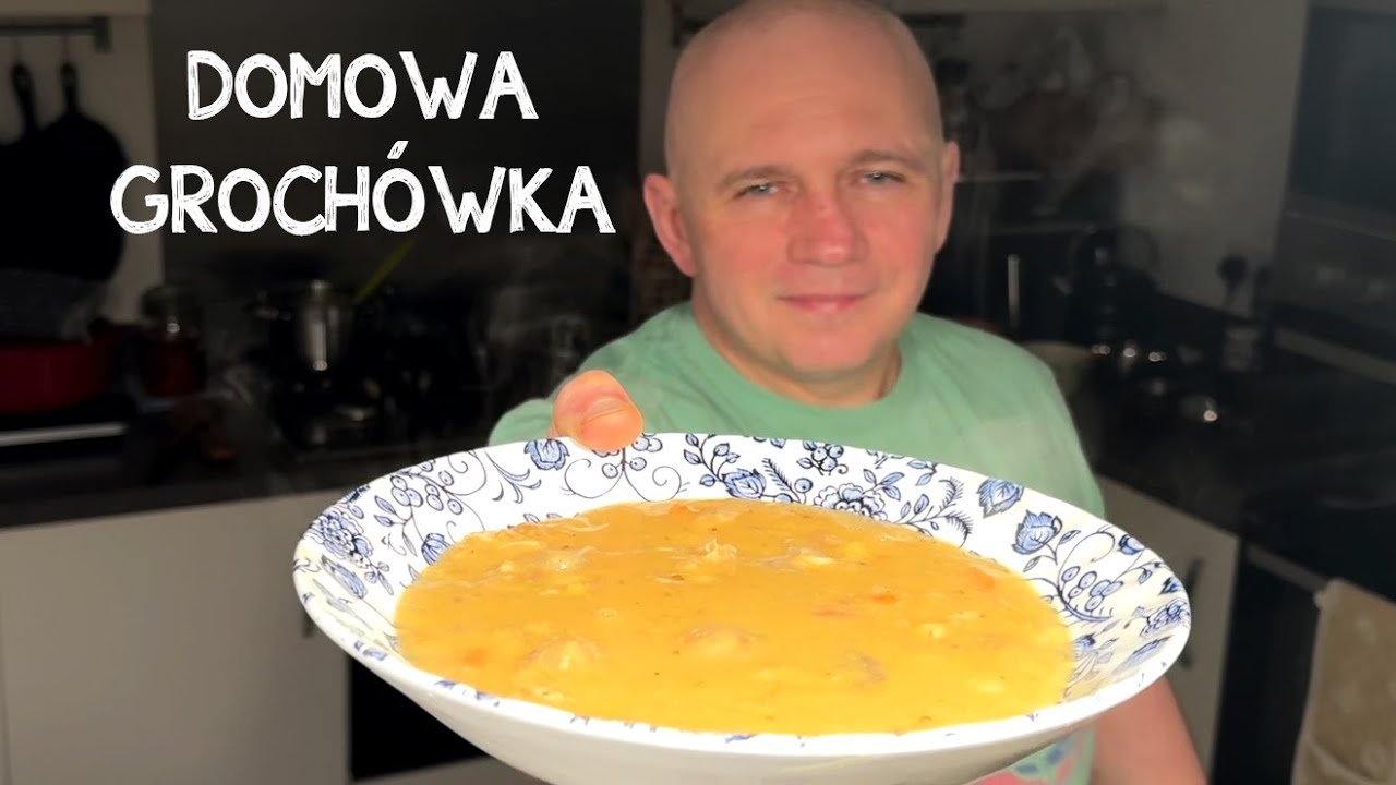 Domowa grochówka na kości, jak u mamy! Gęsta, pachnąca i naprawdę przepyszna!