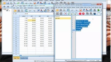 SPSS5 Repeated Measures 1IV ANOVA